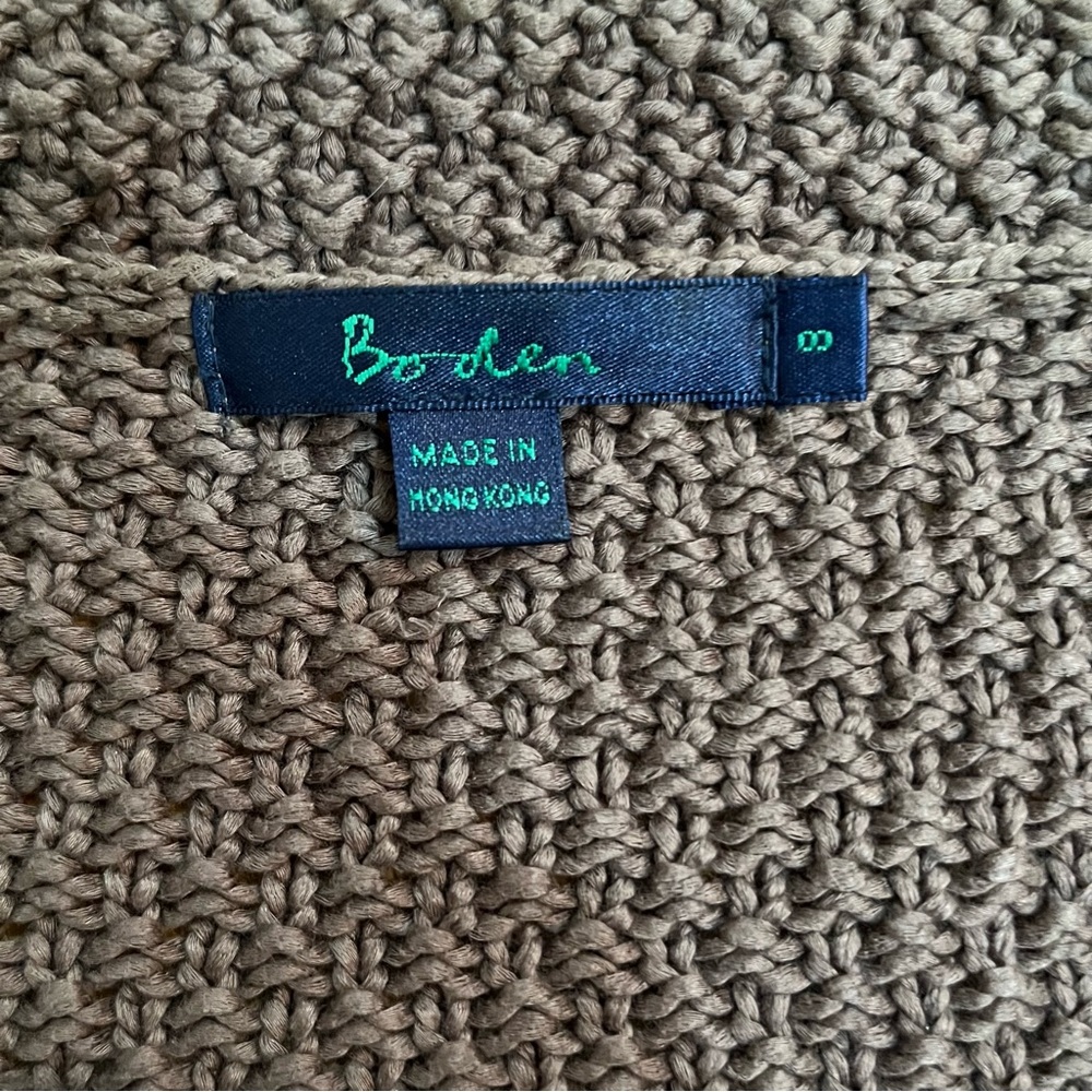 Boden Chunky Knit Collared Cardigan - Picture 3 of 10